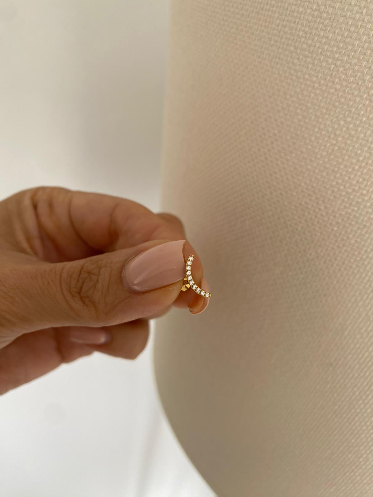 moons titanium tragus küpe