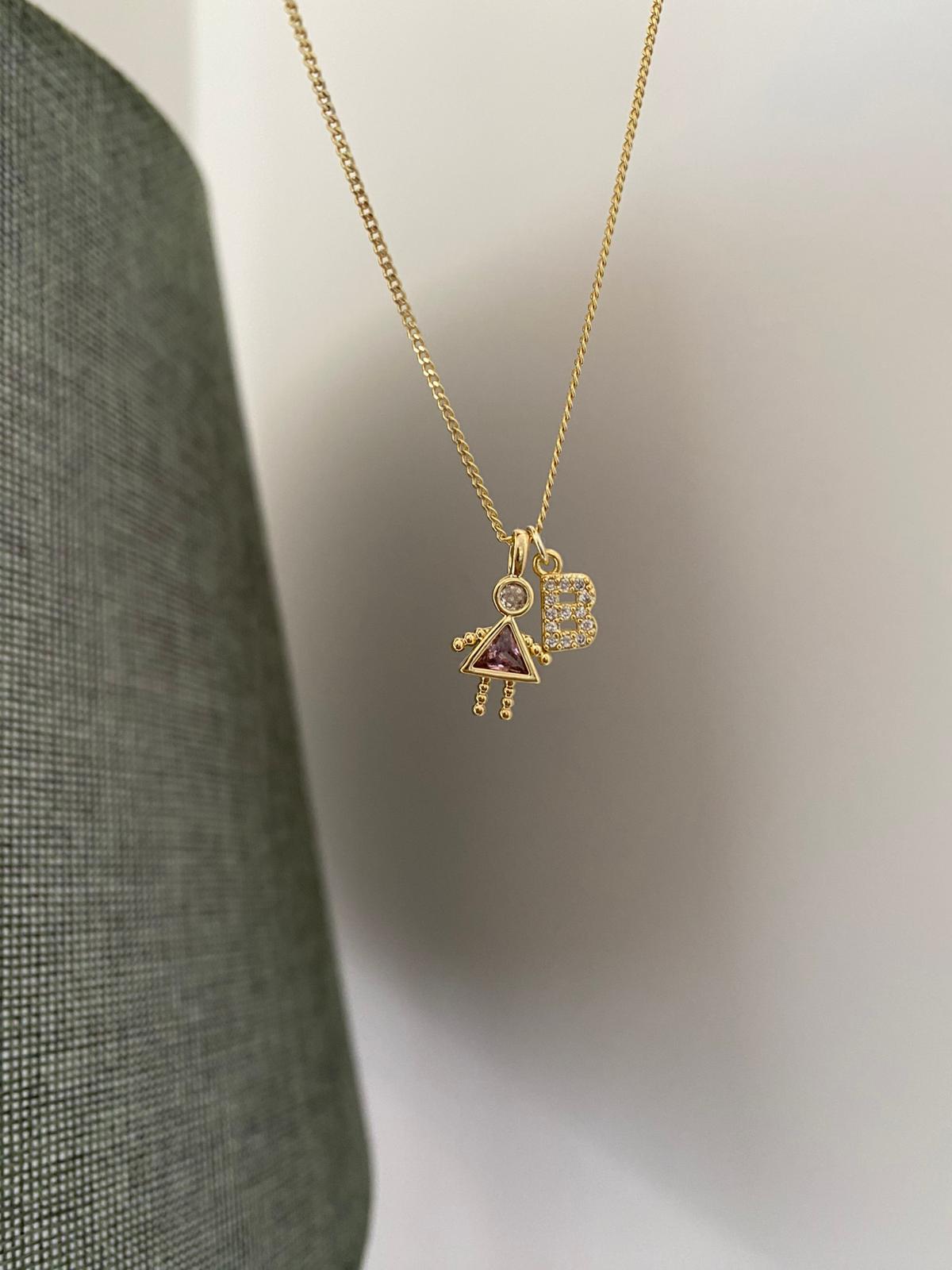 Girls and Boy Harf Kolye