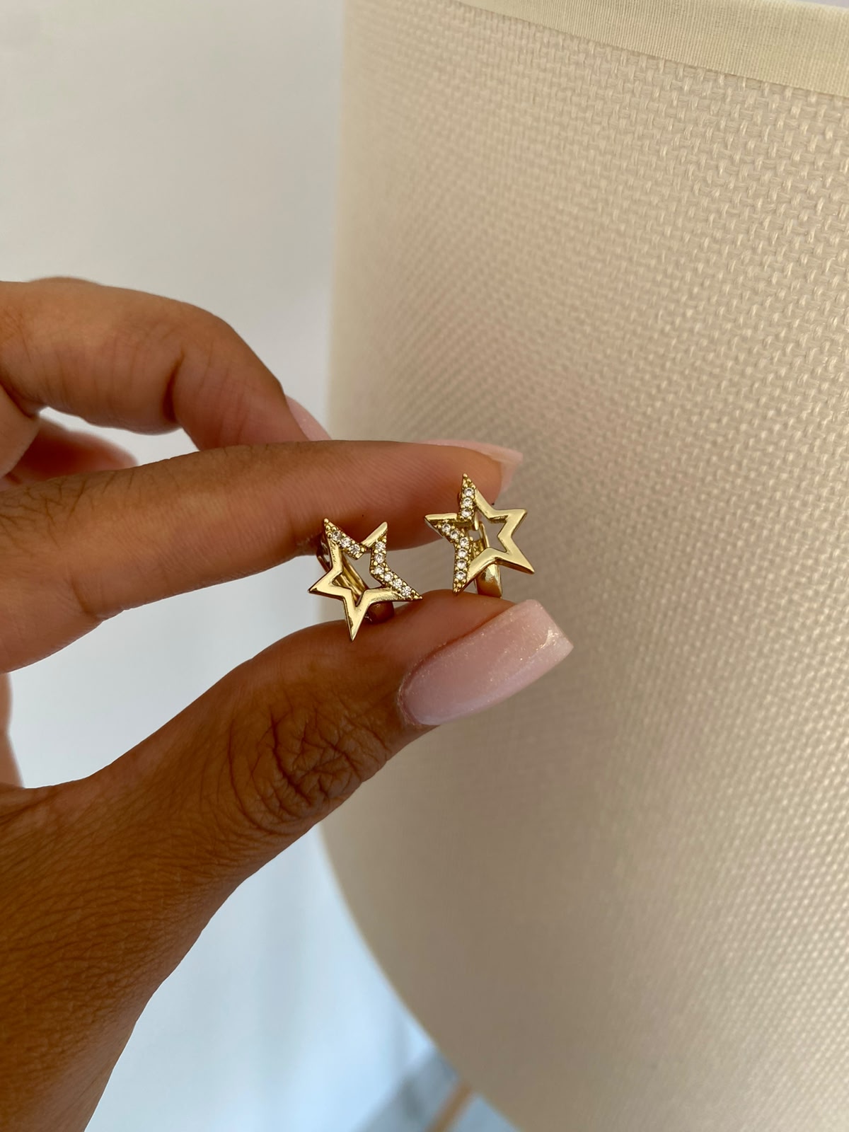 Star zircon küpe