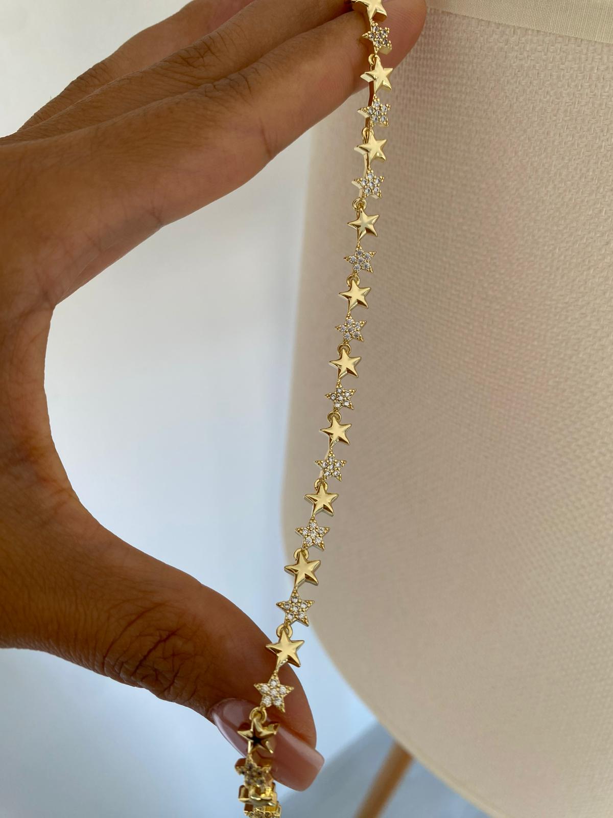 Zirconia star bileklik