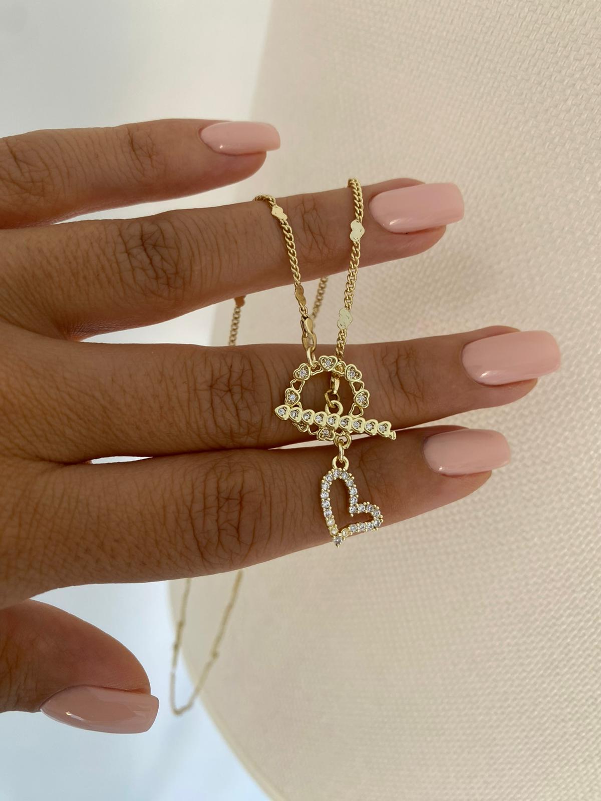 Heart Lock Kolye