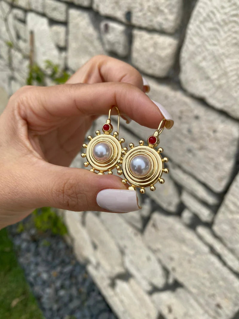 White Gold Küpe
