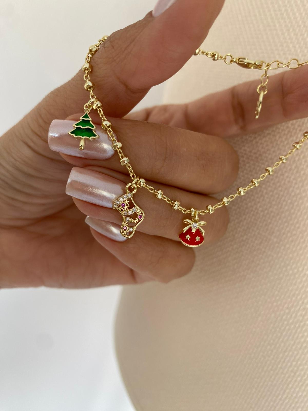 christmass charm bileklik