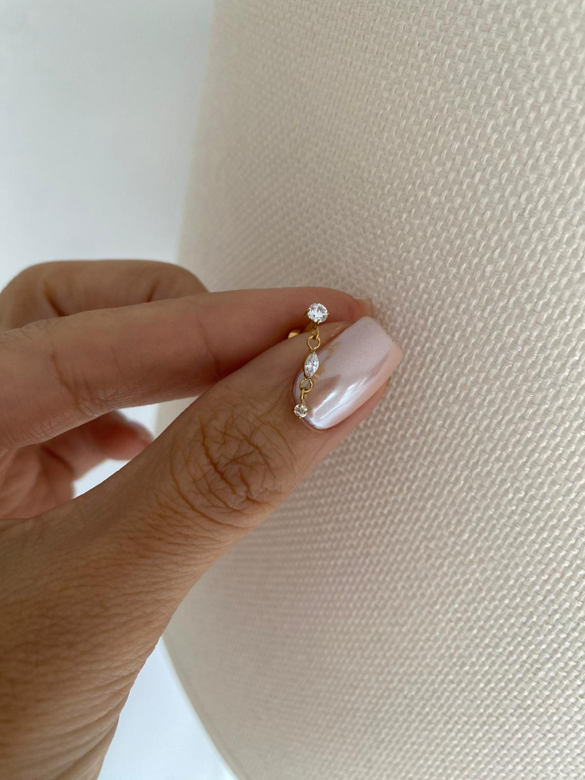 Caly tragus titanium küpe