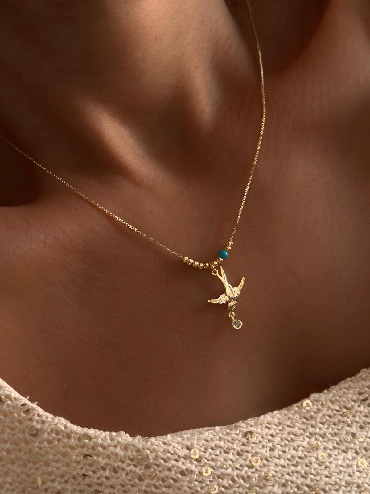 haberci Kuş Asansörlü Kolye