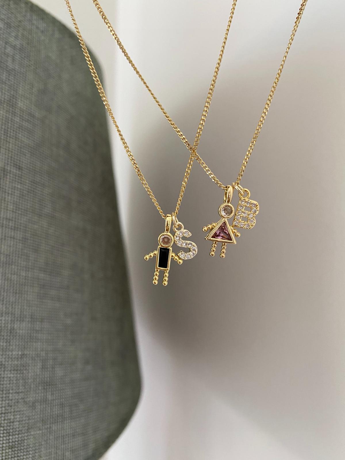 Girls and Boy Harf Kolye