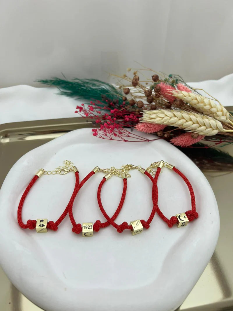 Atatürk İmzalı Kırmızı Bileklik ( ADET )