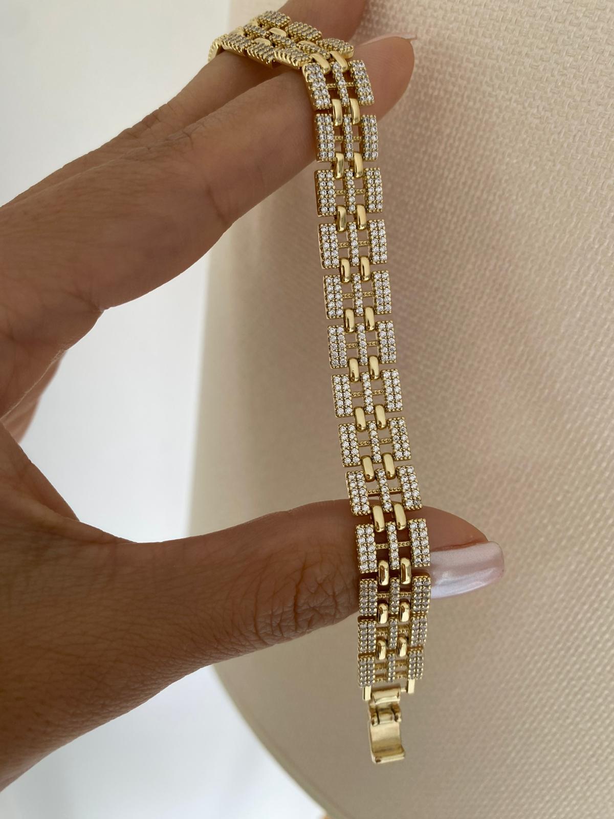 Zirkon Retro Bileklik