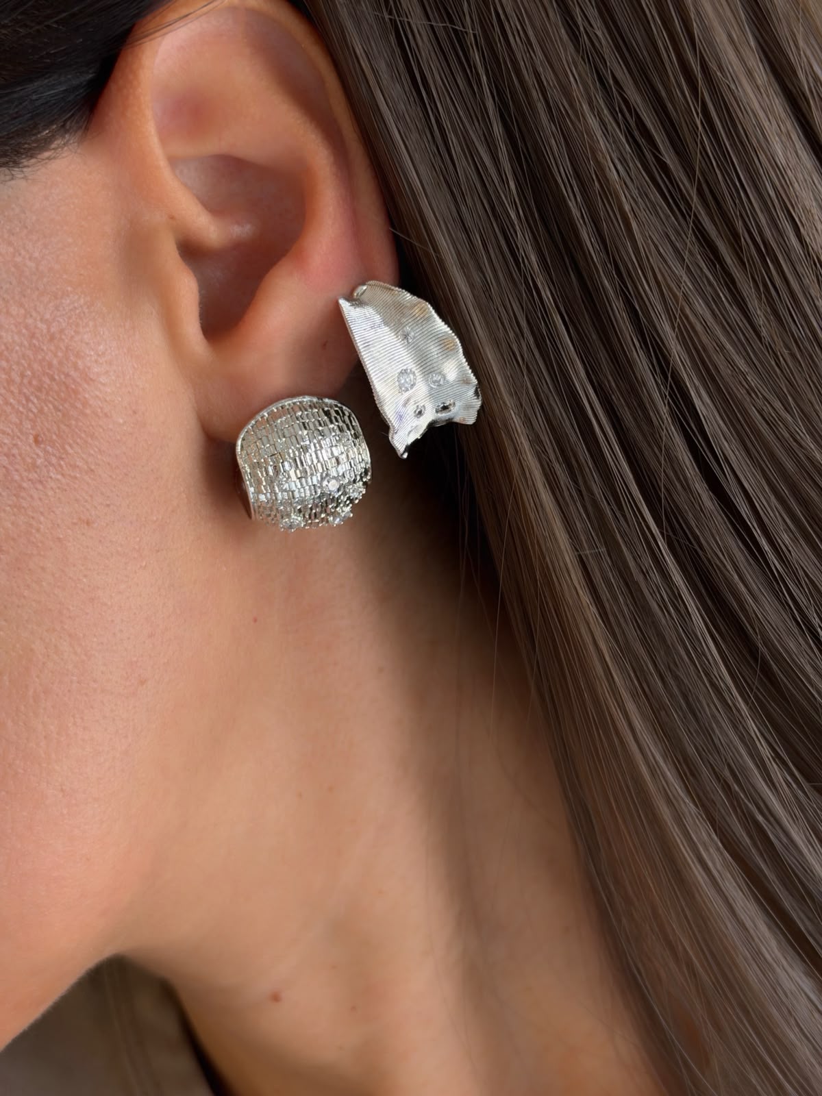 Silver Lias küpeler