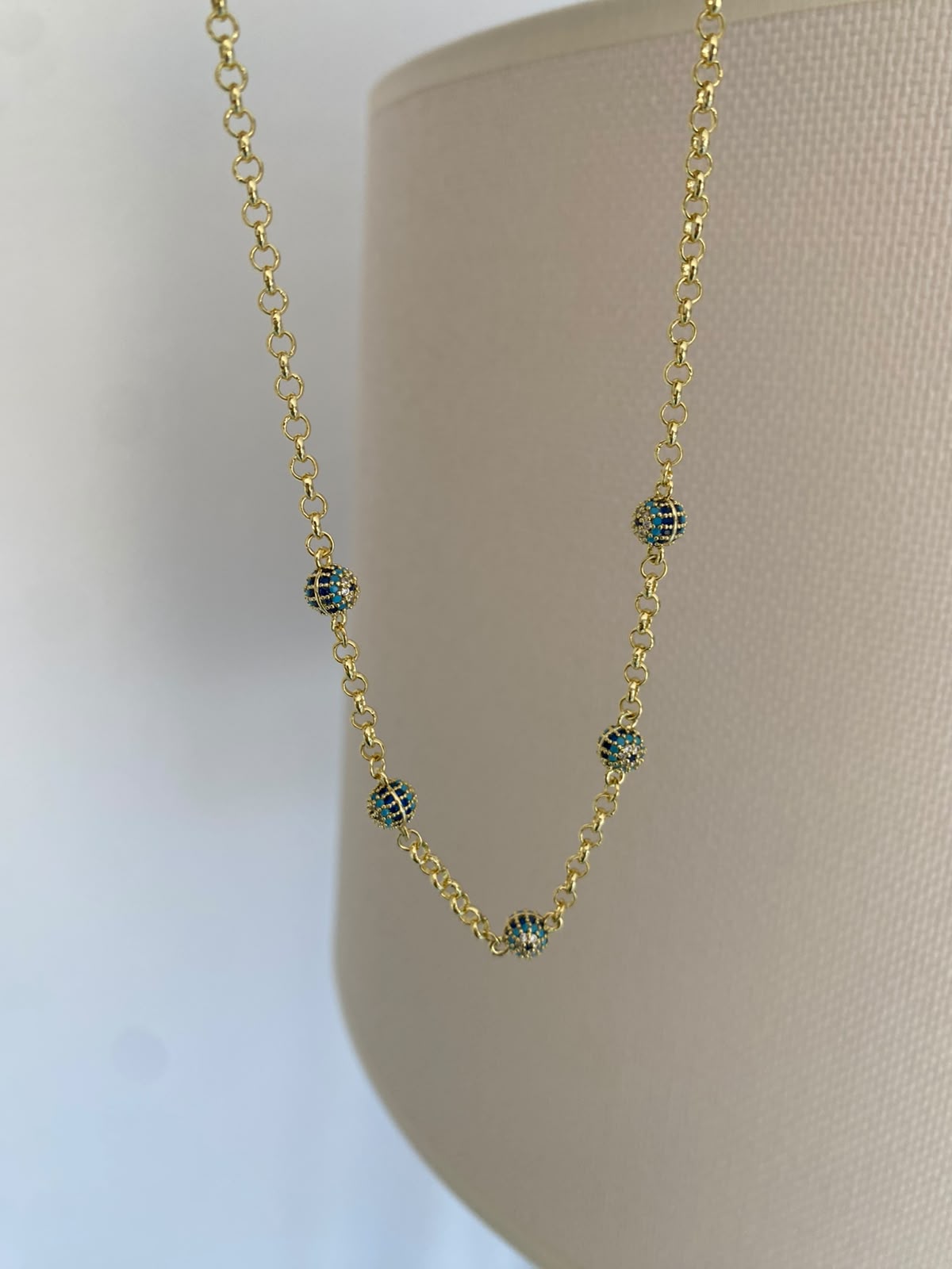 Zircon nazar choker