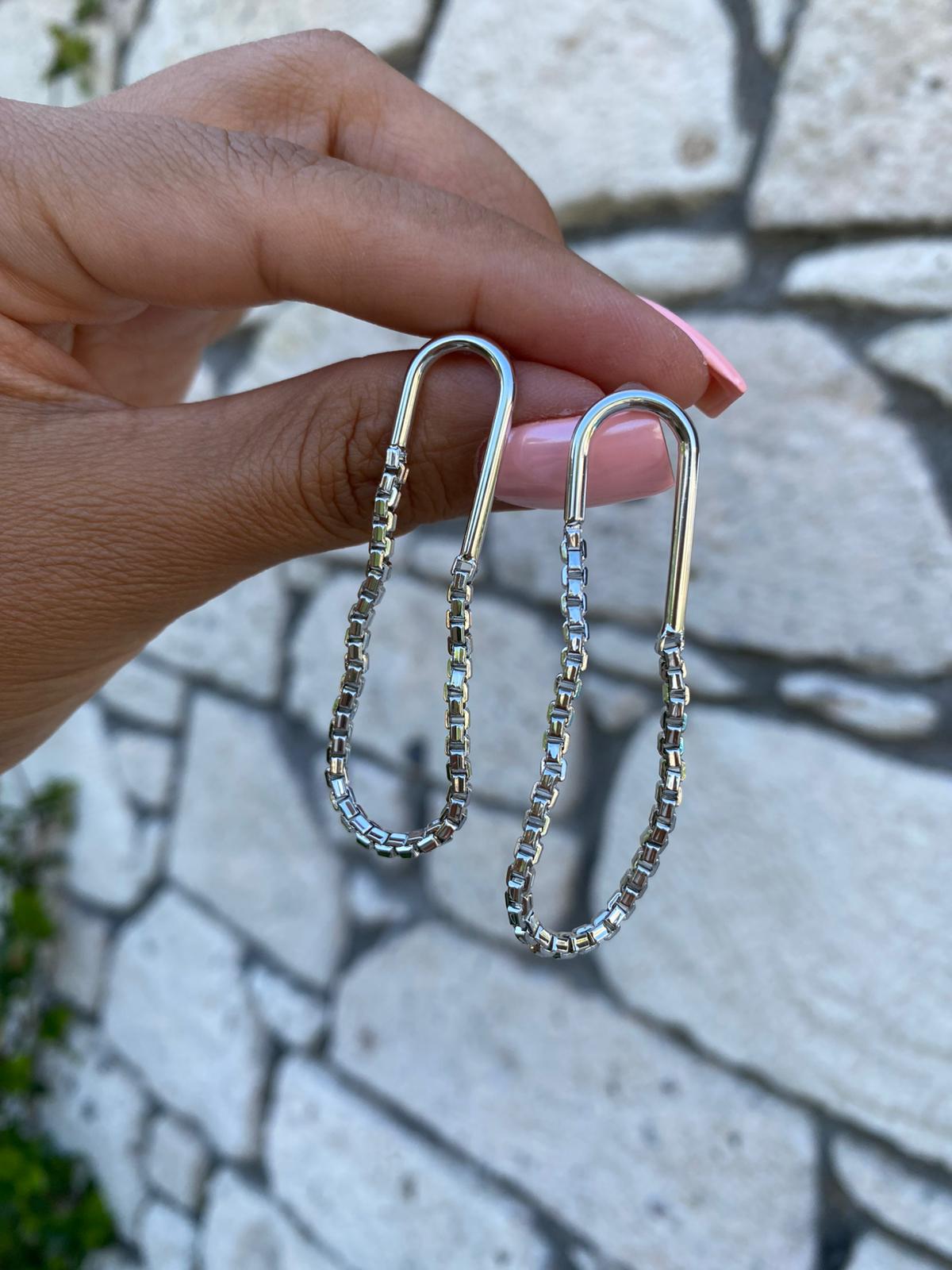 silver joelle küpe