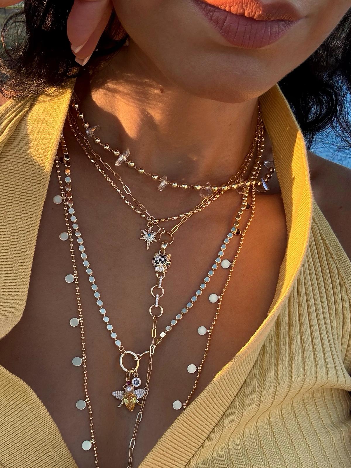 Yellow Cyrstal Kolyeler