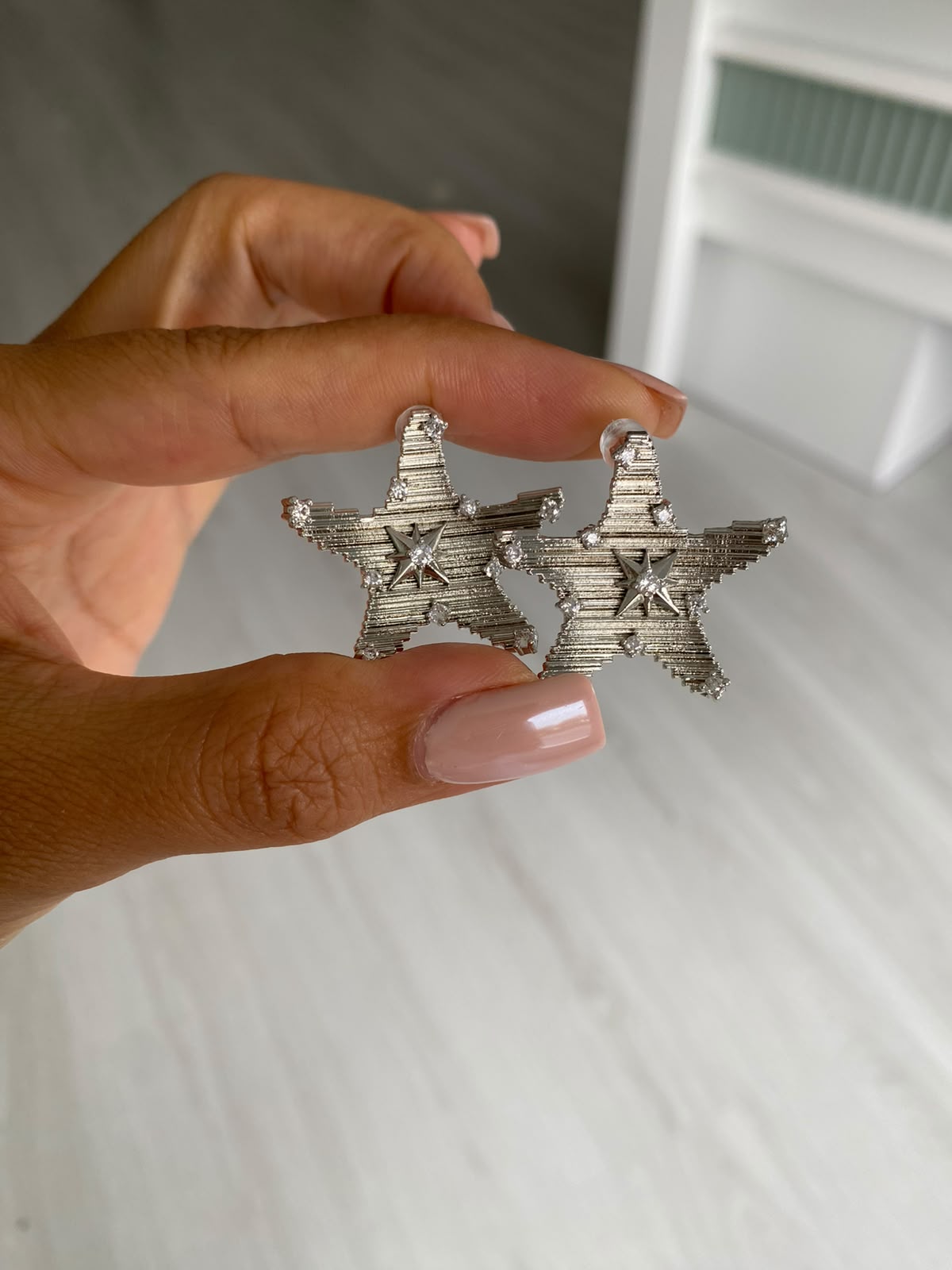 Seastar silver küpe