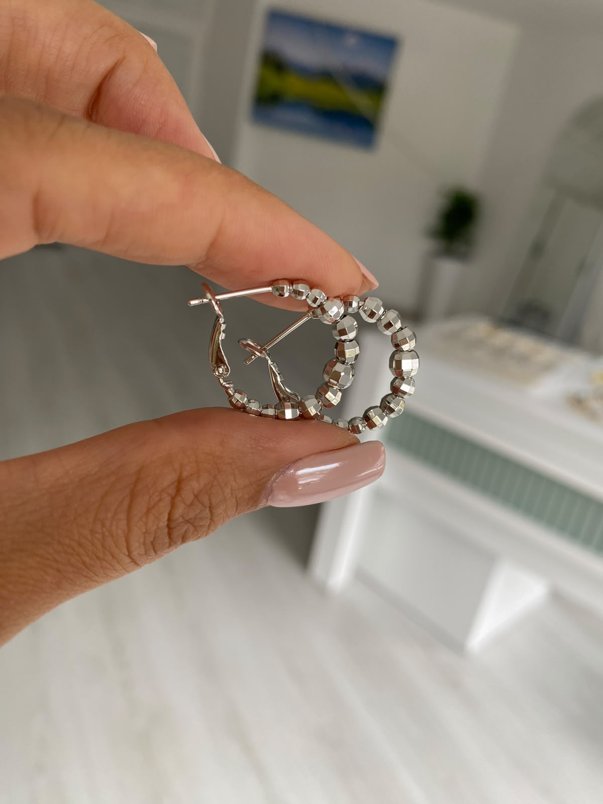 Dorica silver küpe
