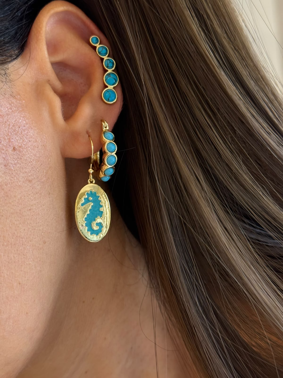 SEAHORSE TURQUOISE KÜPELER
