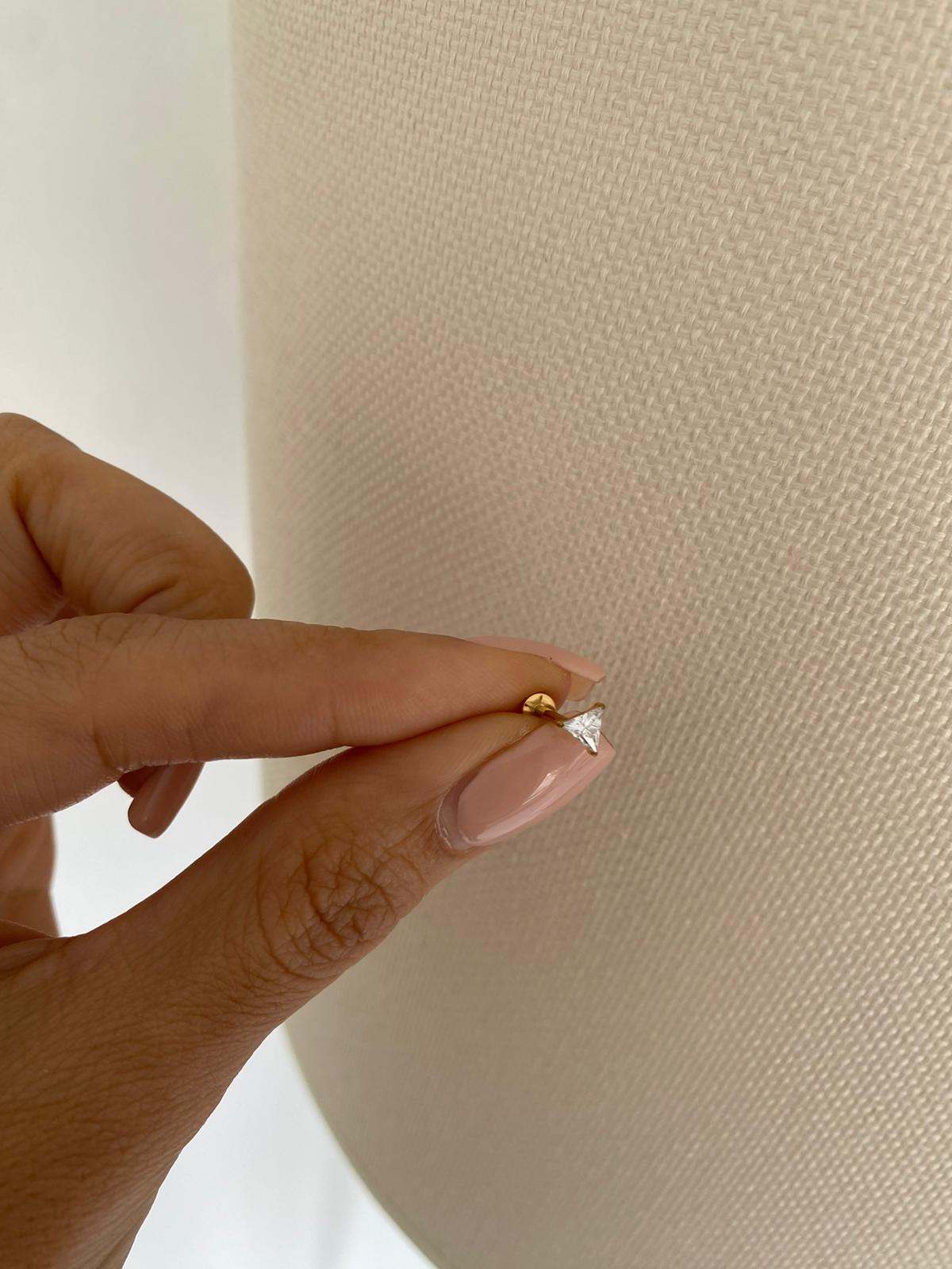 Triangs titanium tragus küpe