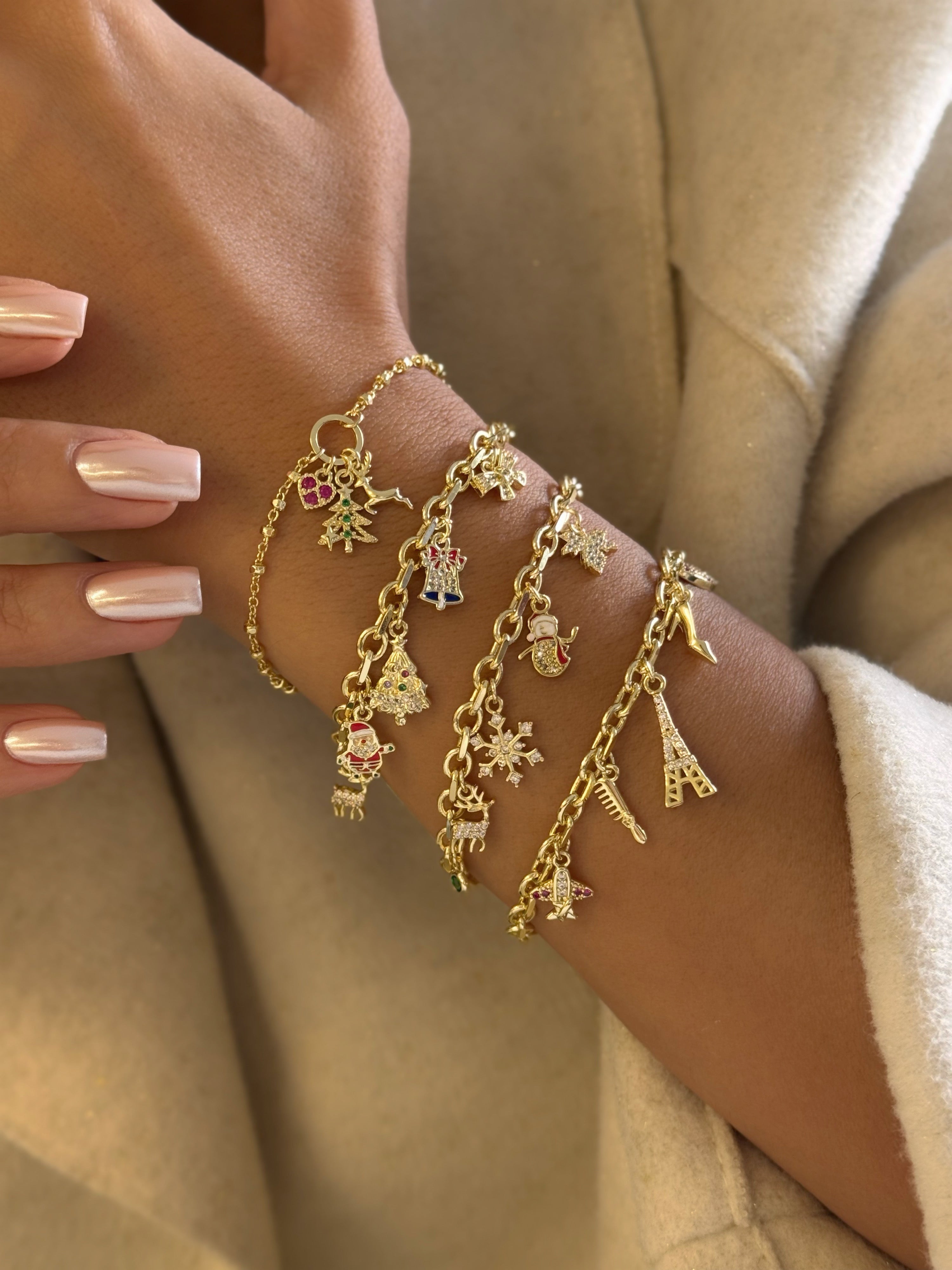 Yeni yıl Charm bileklikler