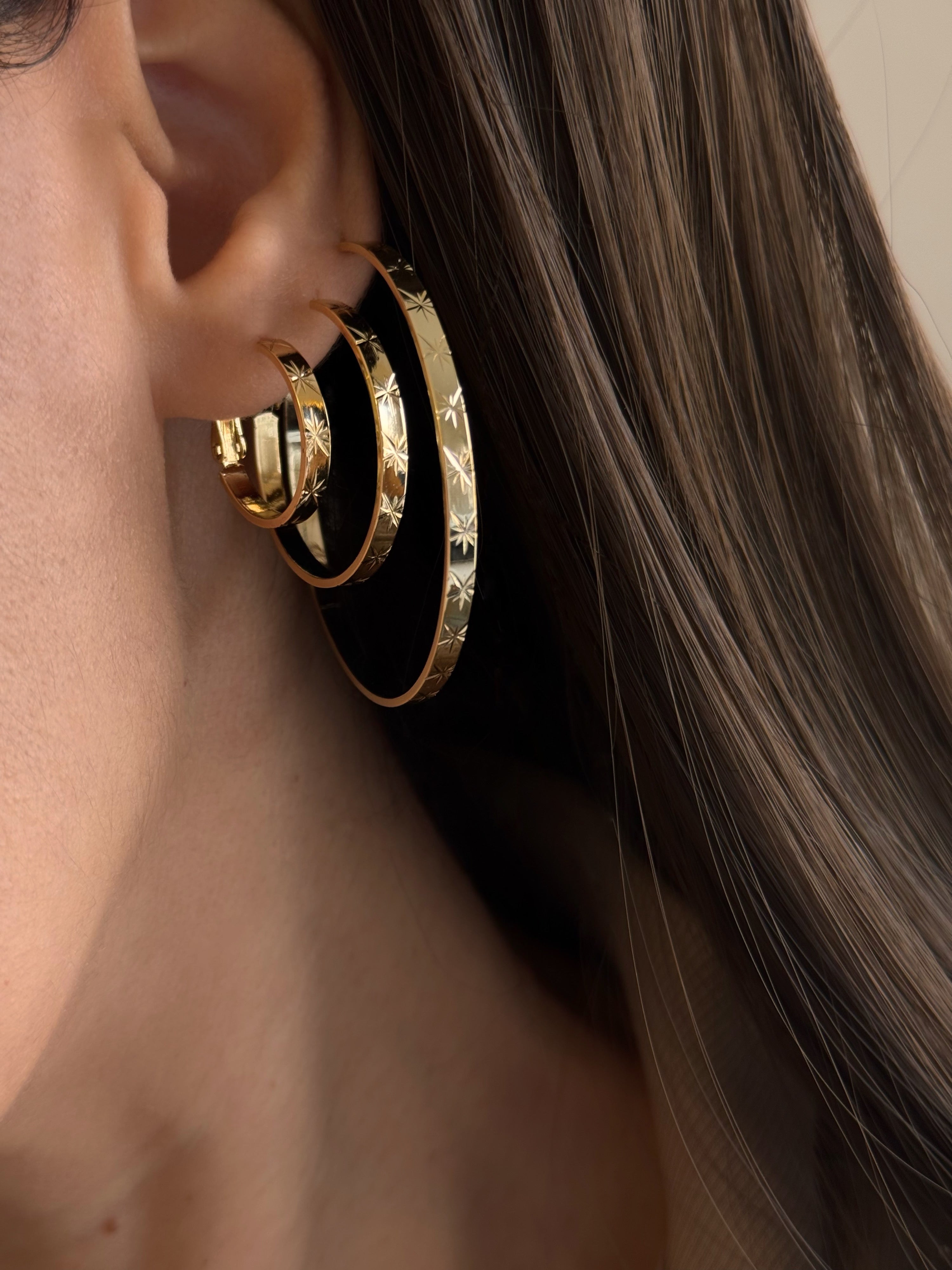 Pattern Halka Küpeler