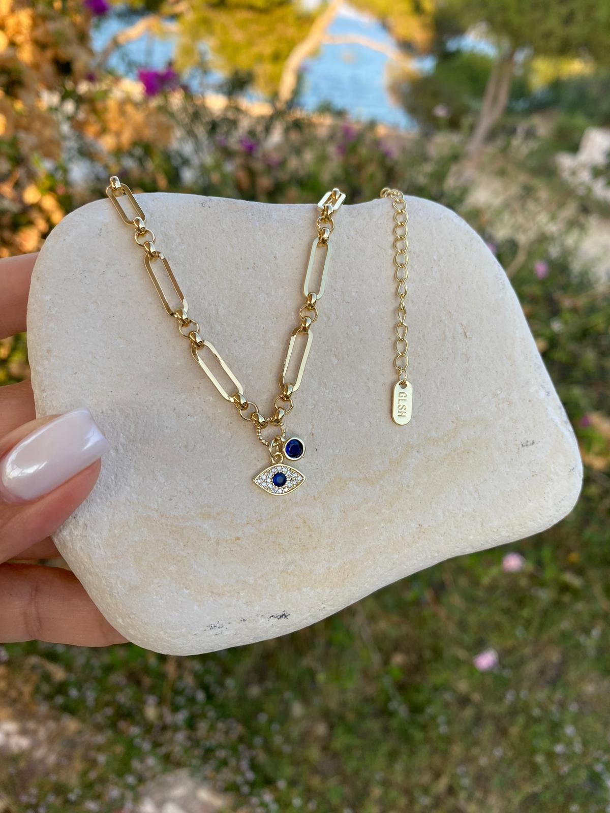 Blue eye design Halhal