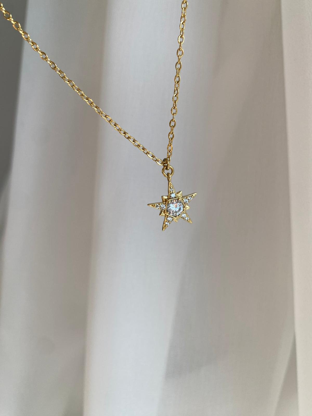 pole star kısa  kolye