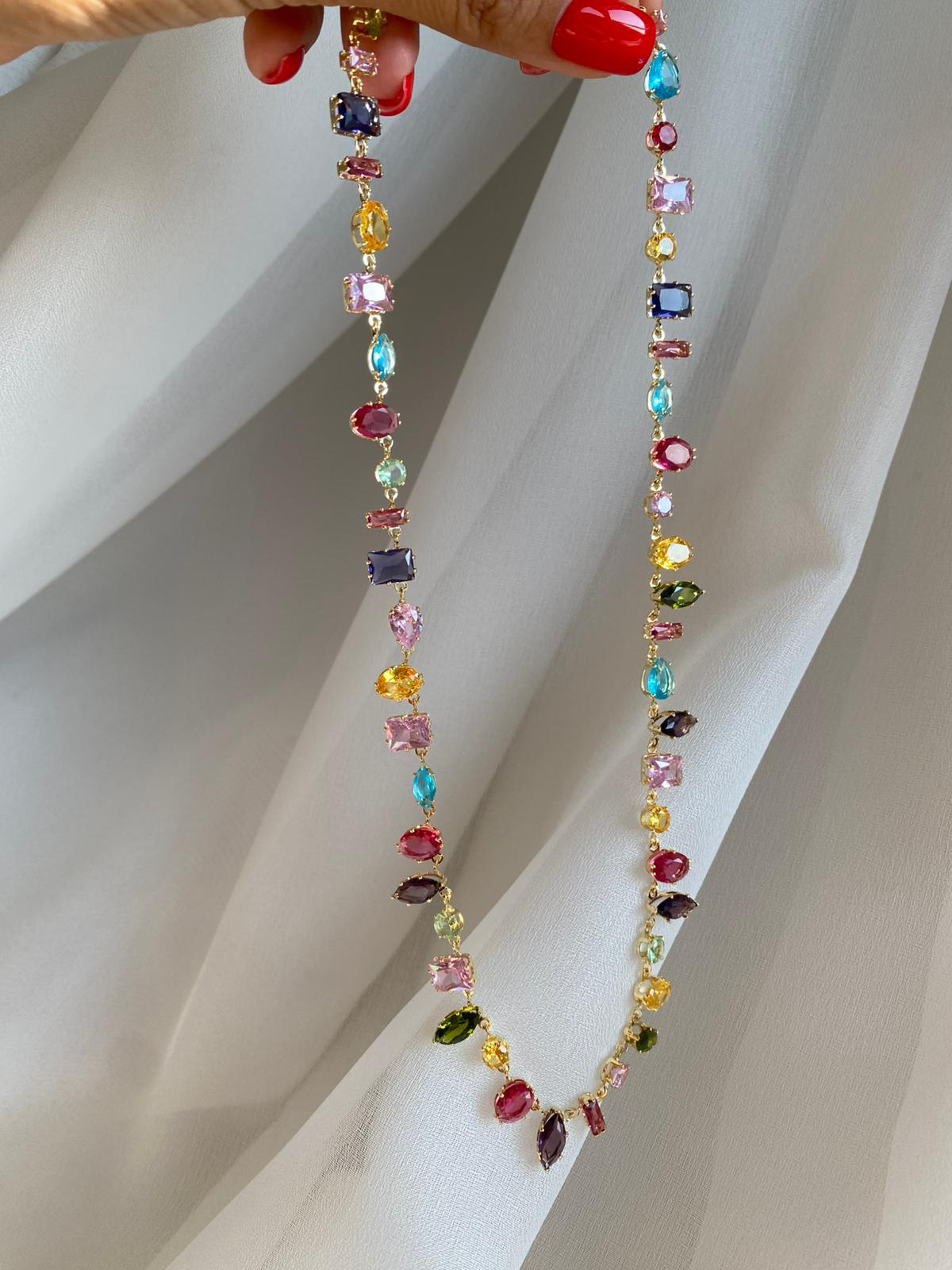 Colour Stone Choker