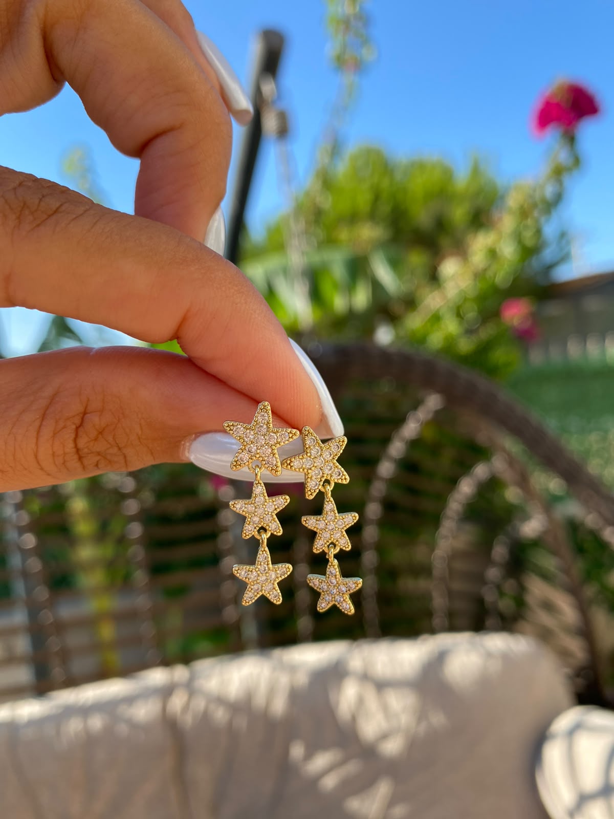 Star zirkon küpe