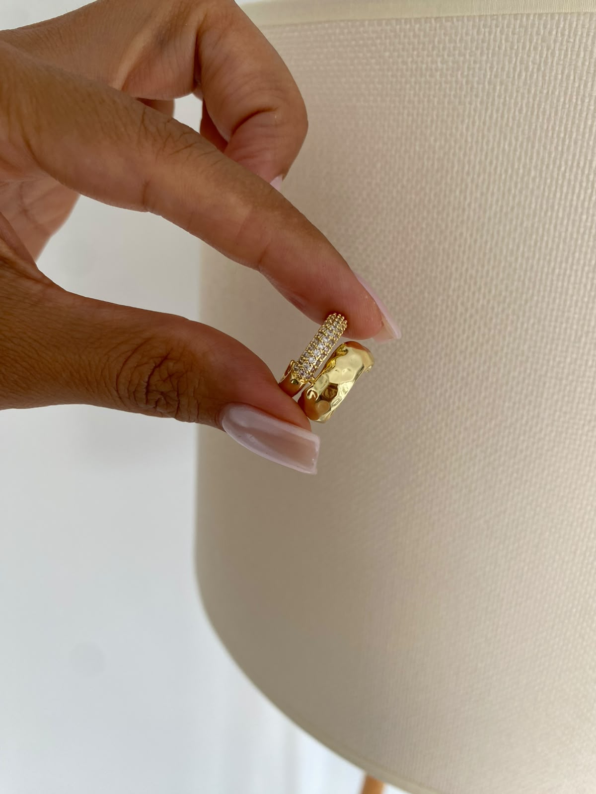 Zircon & gold sıkıştırmalı kıkırdak adet