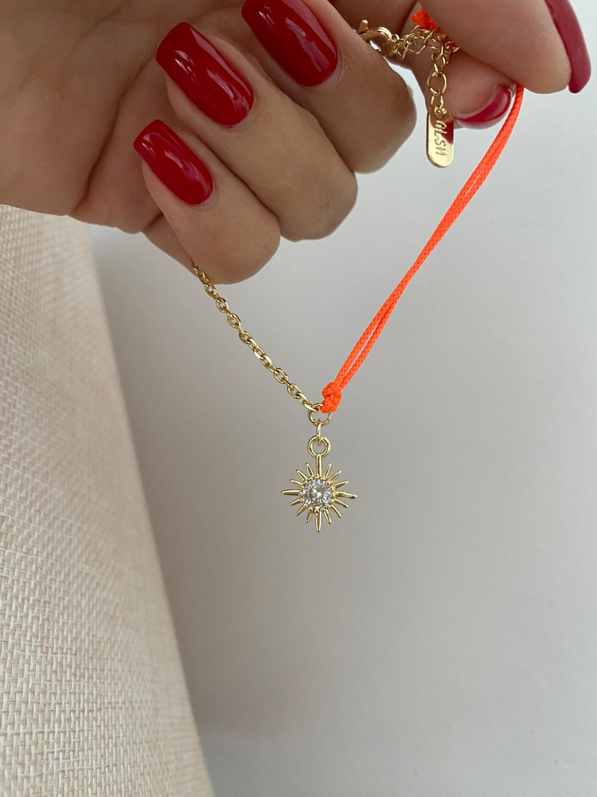 orange poles bileklik