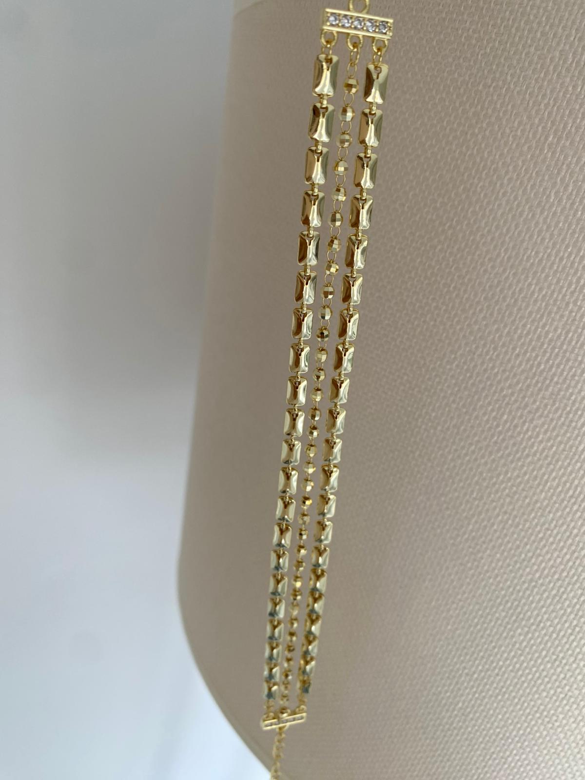 Üçlü birleşik mindy bileklik