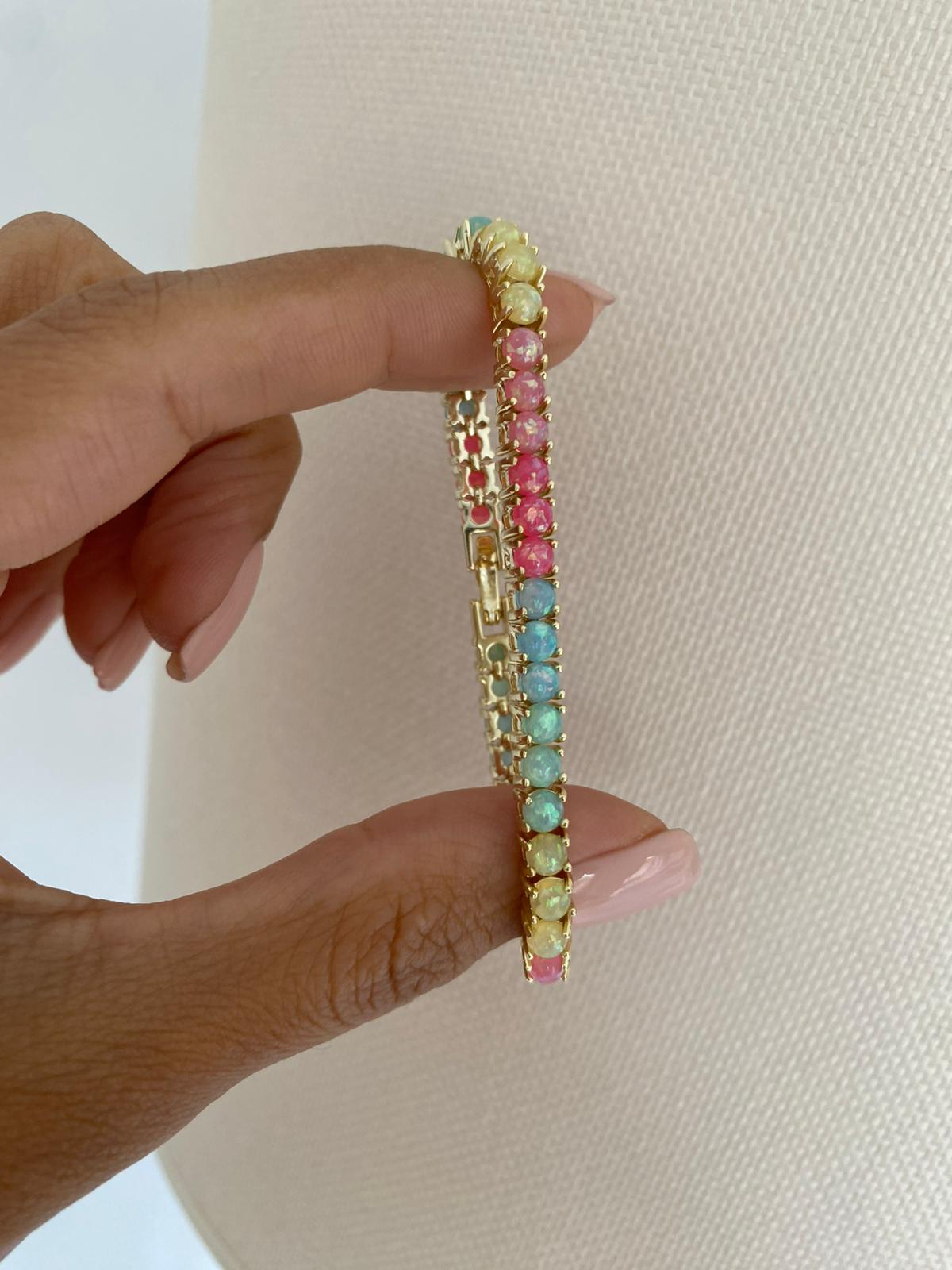 gerçek opal taş bileklik