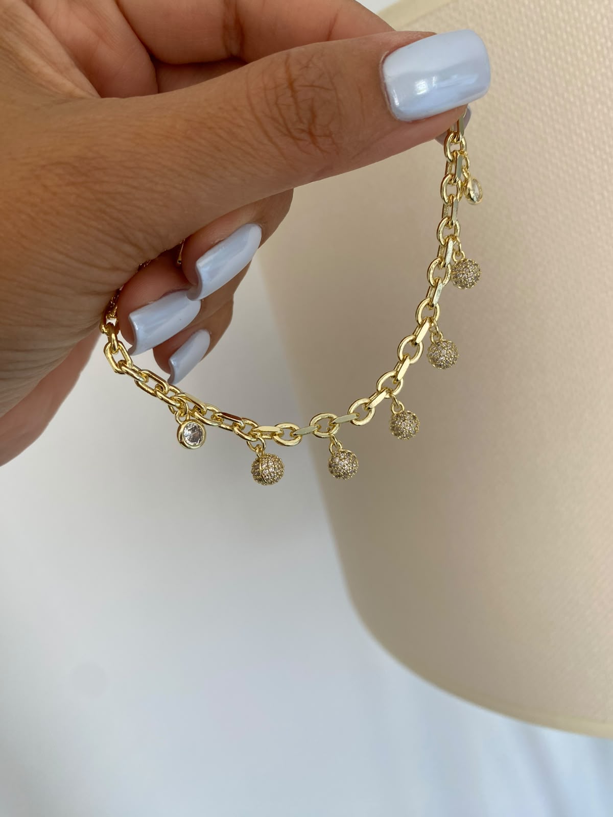 zircon ball bileklik