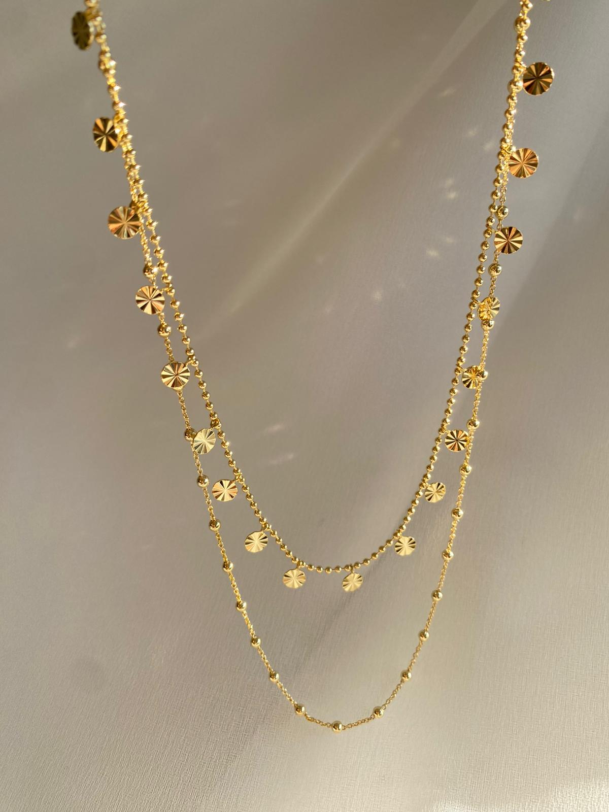İkili birleşik pull Kısa kolye