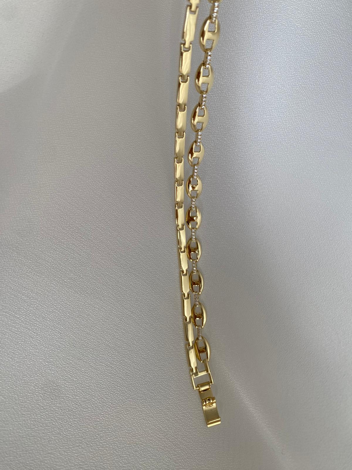 Plaka & stone birleşik bileklik