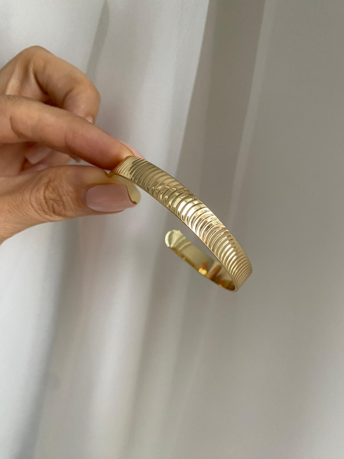 Gold pattern kelepçe