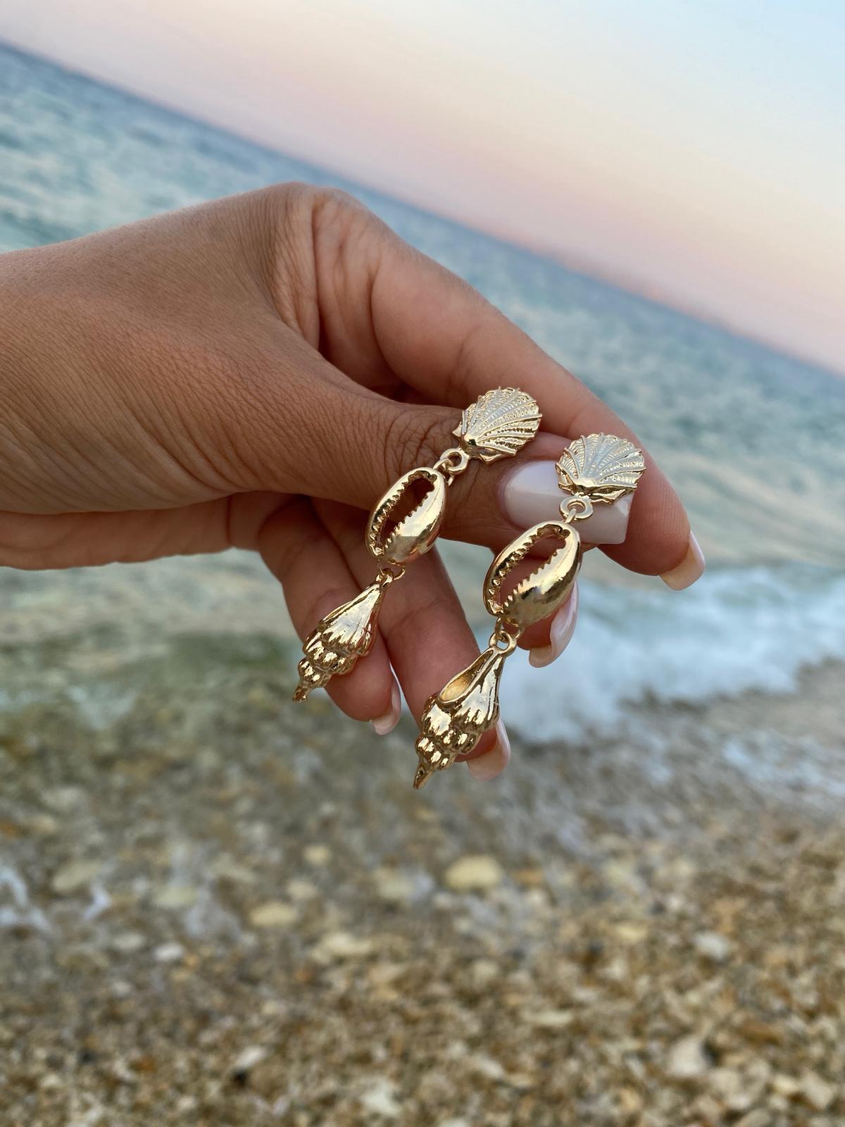 Seashell küpe