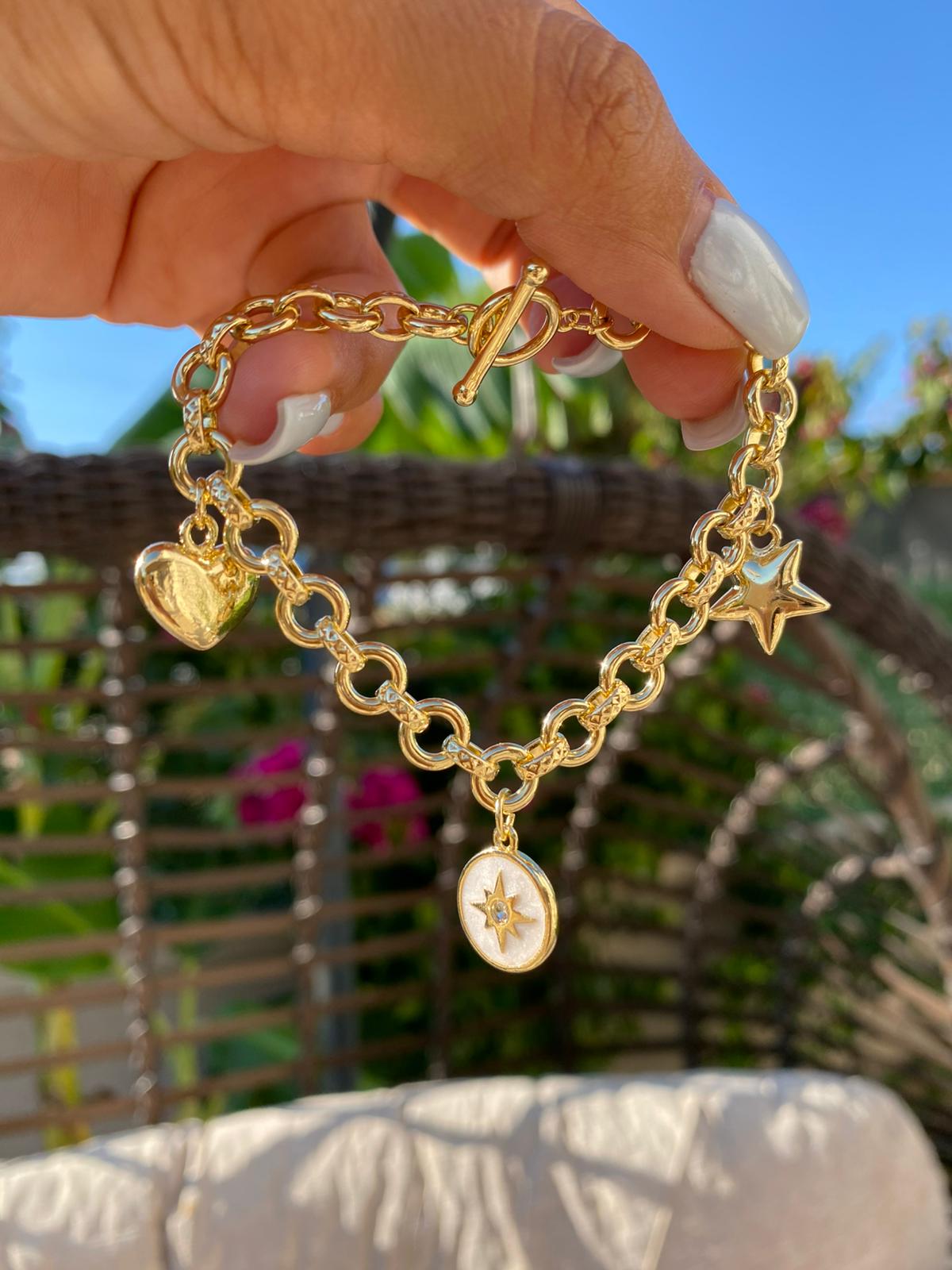 WhitenesStar Charm Bileklik