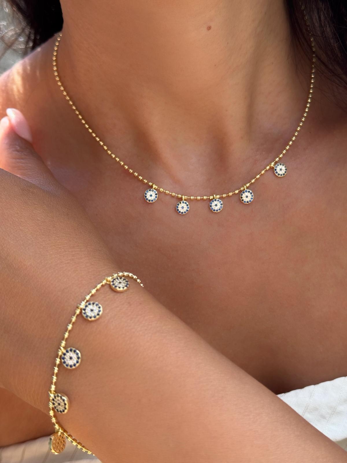Evil eyes Choker