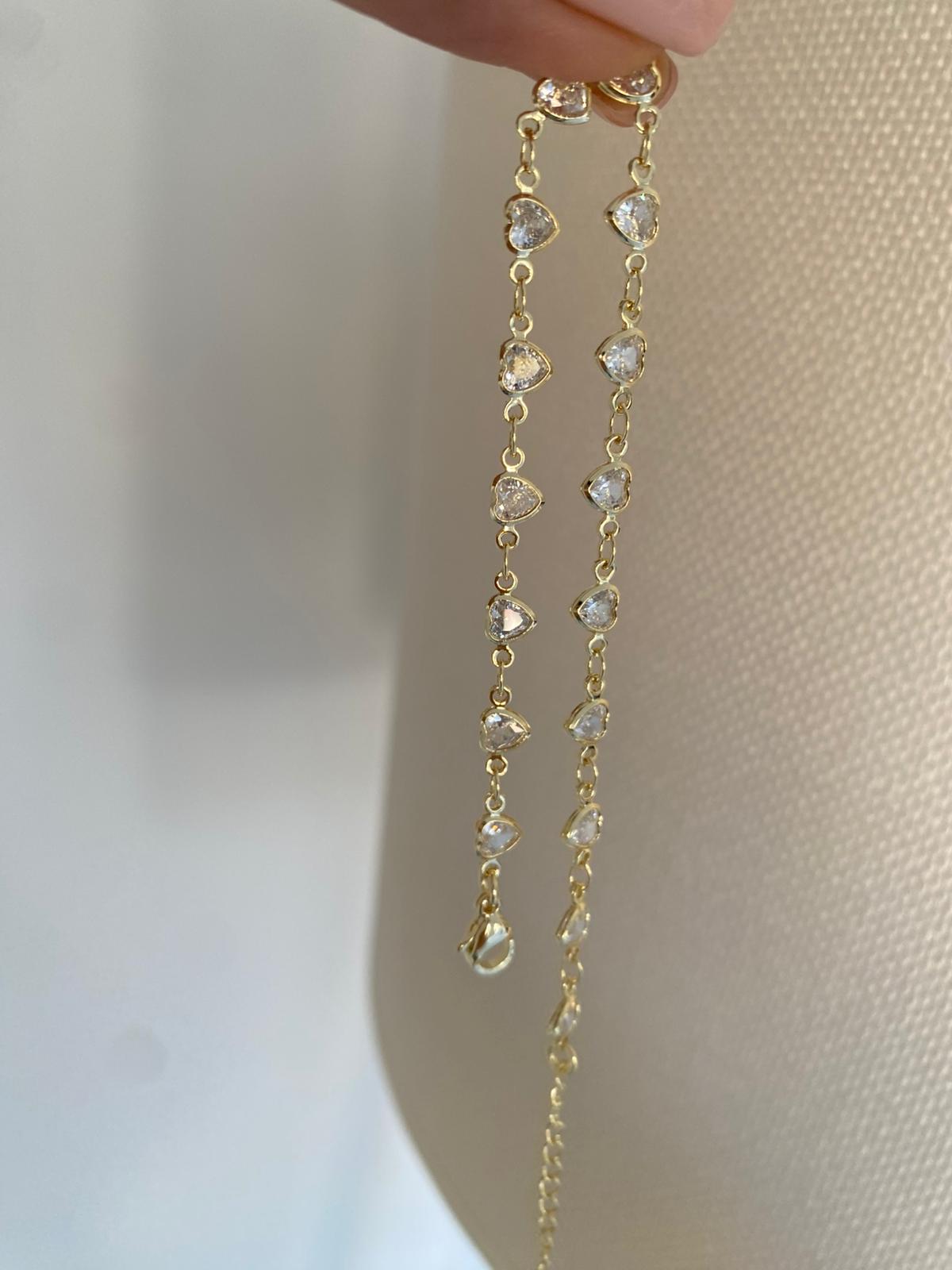 Heart stone bileklik