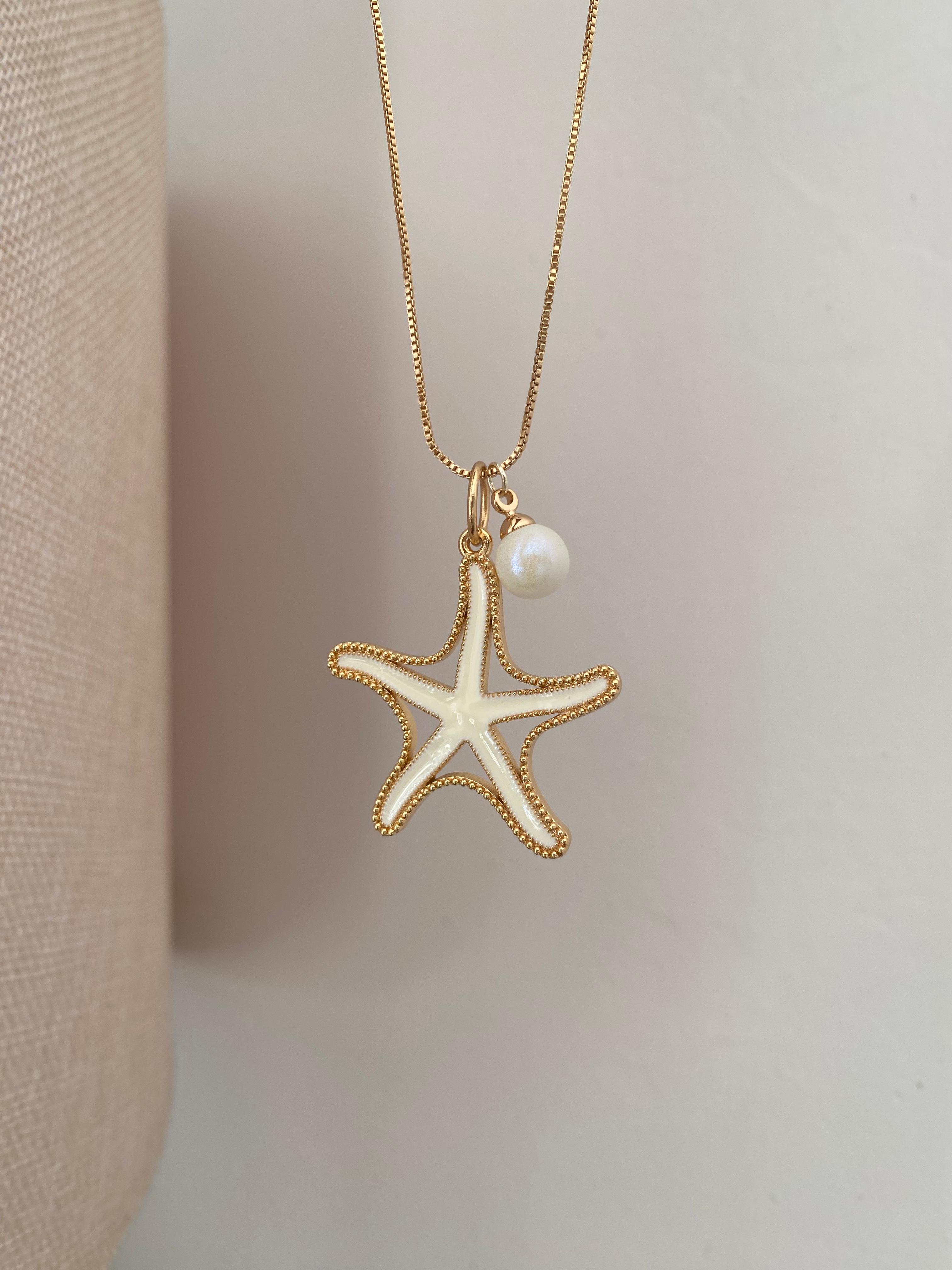 Sea Shell Star Kolye