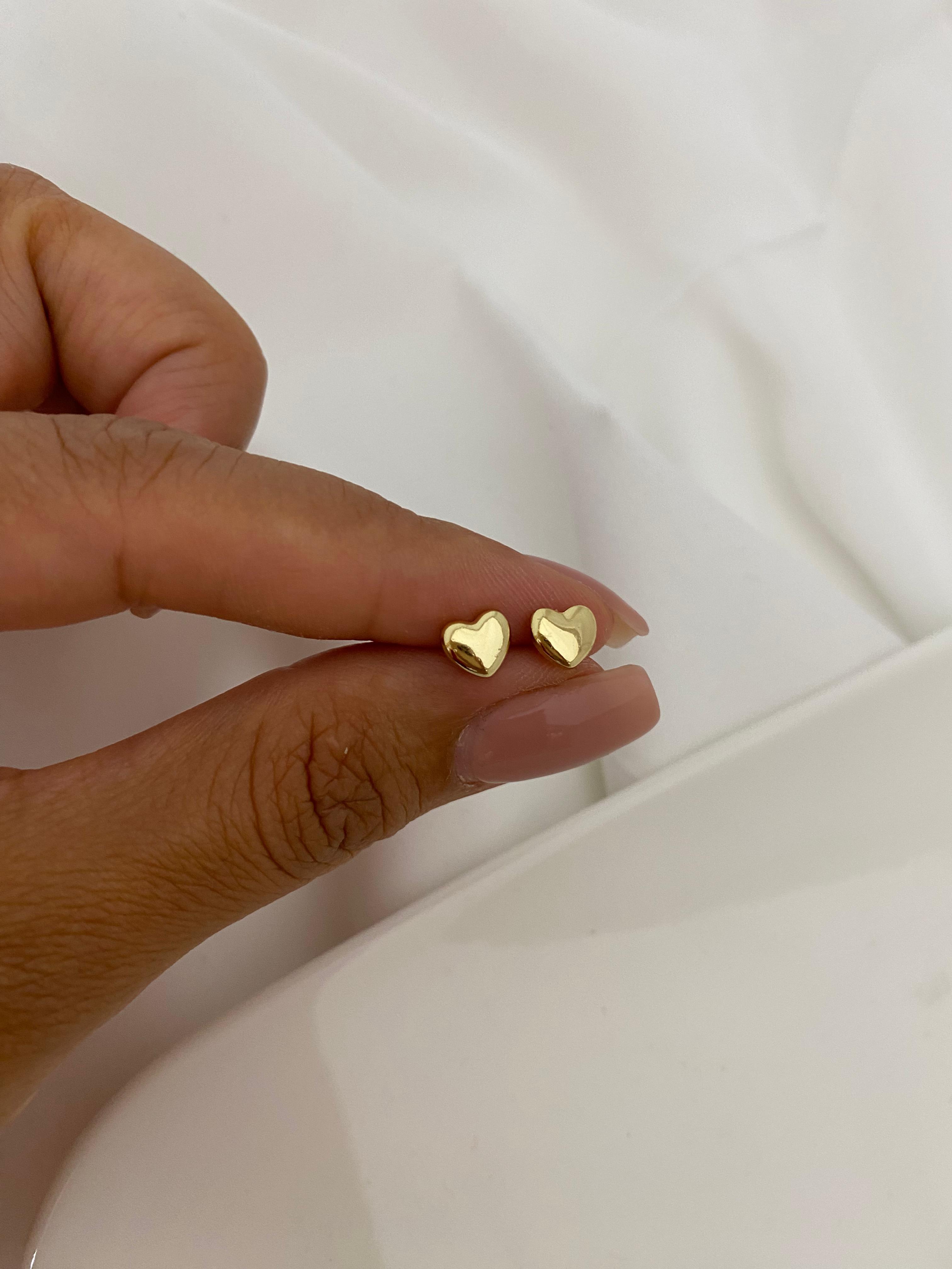 Plate Heart Küpe